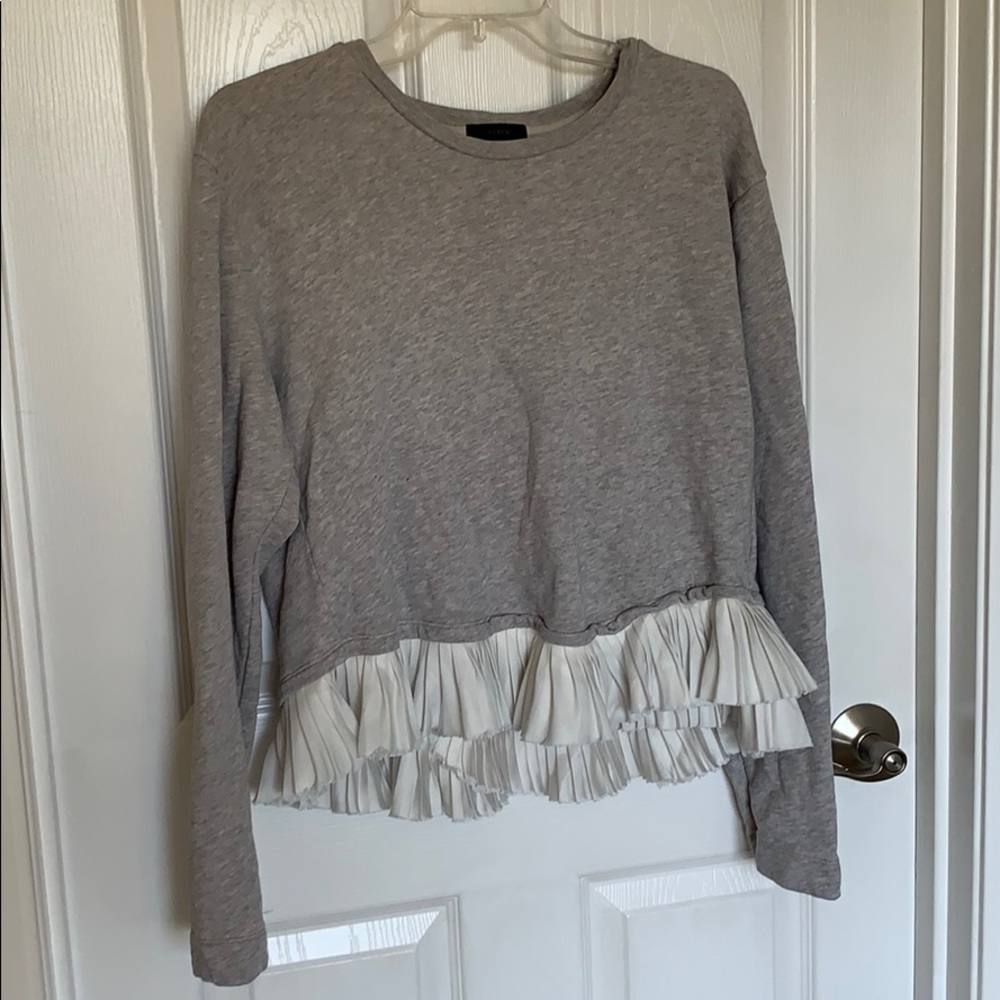 Jcrew peplum sweater
